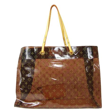 louis vuitton see through bag|louis vuitton clear tote bag.